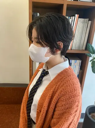 ショート パーマ Paddle所属・似合わせレイヤー/ ニュアンスパーマ高倉のヘアスタイル