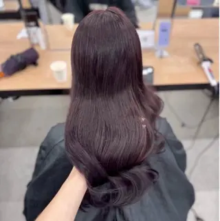 ロング miku/ラベンダー 透明感カラー🪻❤︎のヘアスタイル