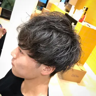 ショート パーマ hair&face ROOST河原町店所属・小嵐 陸のヘアスタイル