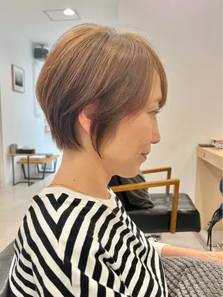 ショート 福井 茉菜美のヘアスタイル