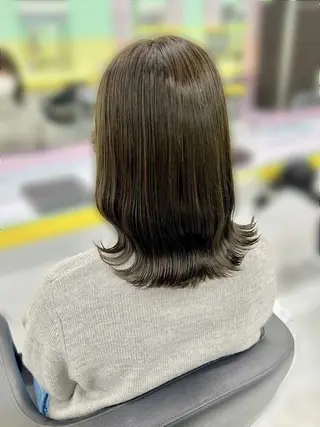 カラー 赤み消し🌿韓国風 ヘア🌿渋谷美容室のヘアスタイル