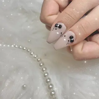 ネイル Blue daisy RIN🎀のネイルデザイン