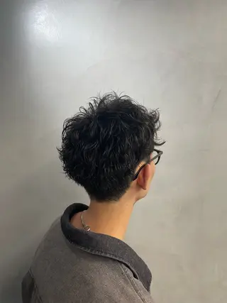 ショート パーマ ヘアアレンジ メンズ fifth 石川 凪のヘアスタイル