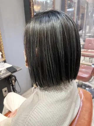 セミロング ヘアアレンジ パーマ カラー 初めでも安心🌟 newi町田✂のヘアスタイル