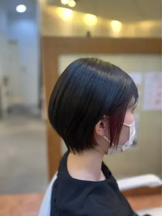 ショート カラー 🥀髪質改善/ 透明感🥀ユイキのヘアスタイル