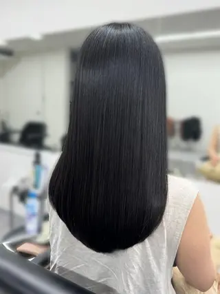 セミロング 髪質改善メニュー 長井 美佐子のヘアスタイル