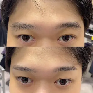 ショート メンズ アイブロウ 半個室メンズ カット🥕羽鳥淳妃のヘアスタイル