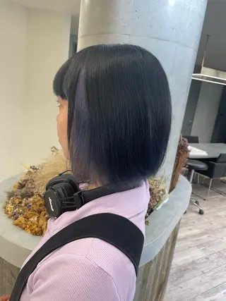 ミディアム ♡似合わせハイトーン ♡maiのヘアスタイル