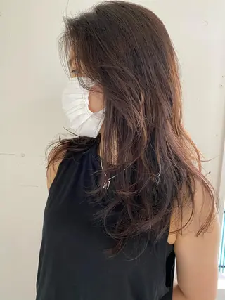 ロング パーマ ニュアンスヘア🌔 nanakoのヘアスタイル