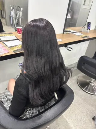 ロング miku/ラベンダー 透明感カラー🪻❤︎のヘアスタイル