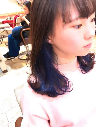 ミディアム カラー 桜木町/西山竜一 /大人可愛い×美髪のヘアスタイル