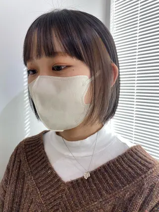ミディアム カラー 砂原 ひよりのヘアスタイル