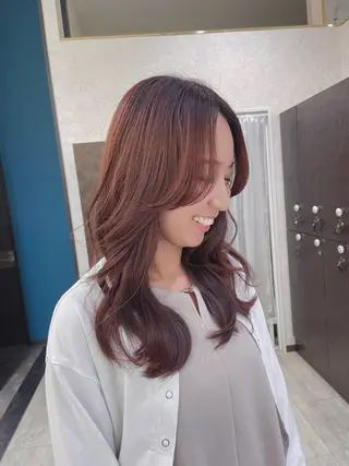 セミロング RITZ 髪質改善/ 清水のヘアスタイル