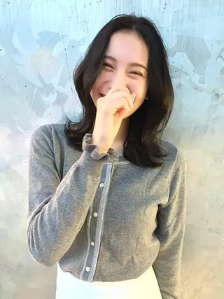 ミディアム カラー ヘアアレンジ 貴方以上に貴方の髪を 想う🌕野口昴夢のヘアスタイル