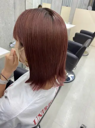 ミディアム うる艶ヘア♡韓国好き 透明感　shotaのヘアスタイル