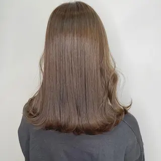 セミロング カラー 𖧷 ⁺. 大人ヘア Yui 𓂃𓈒𓏸のヘアスタイル