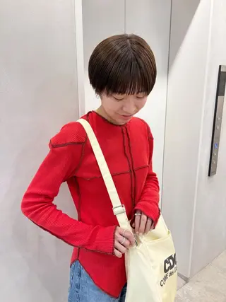 ショート 青木 優歩のヘアスタイル