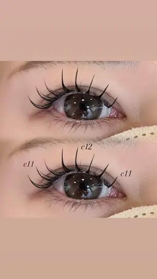 マツエク・マツパ 西田 妃花のマツエク・マツパデザイン