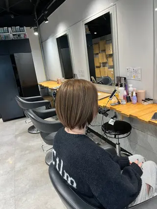 ミディアム カラー 川越ハイトーン🧸 Yumaのヘアスタイル
