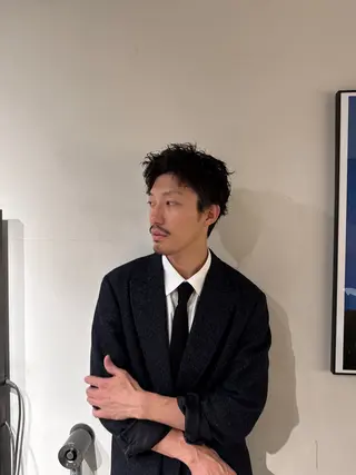 ショート メンズ メンズパーマ／ボブ 星本広海のヘアスタイル