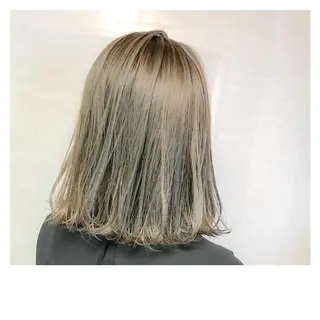 ミディアム カラー 髪質改善、縮毛矯正 店長浅野太郎のヘアスタイル