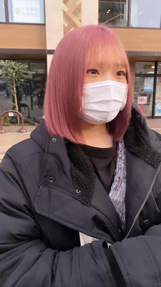 ミディアム 前橋 姫奈のヘアスタイル