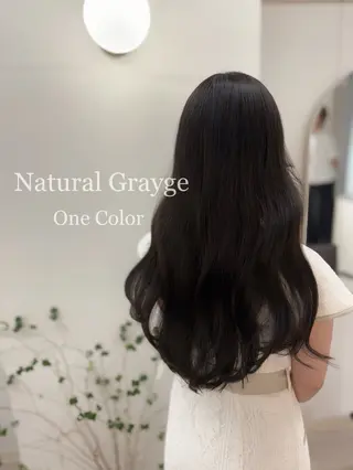 ロング カラー ヘアアレンジ 二ヶ月綺麗なデザイン カット/星野六三四のヘアスタイル