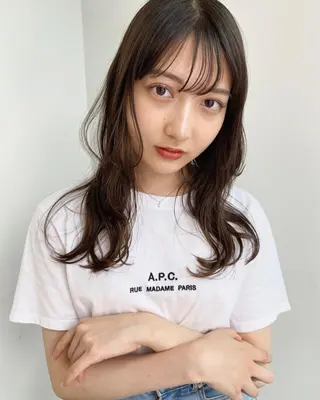 セミロング カラー マンツーマン半個室 tamuraのヘアスタイル