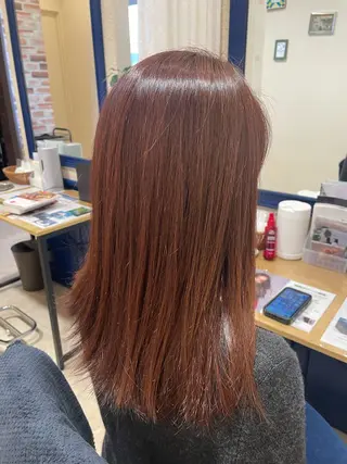 セミロング YUSICA  所沢 イマムラ✳︎✴︎のヘアスタイル