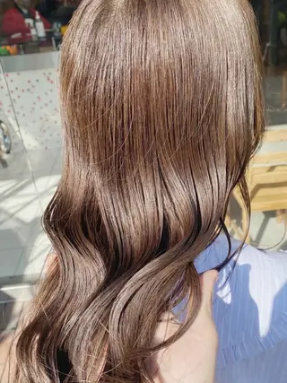 ロング 𝗠𝗜𝗞𝗨︎ ︎✦︎.ワンカラーのヘアスタイル