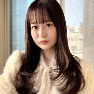 ロング カラー ボブ・レイヤーカット 吉敷航一のヘアスタイル