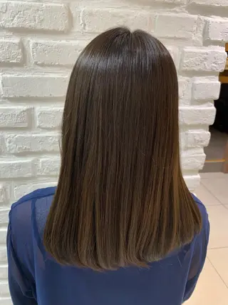 セミロング カラー ヘアアレンジ 【メンズ縮毛矯正/ Ryoka】のヘアスタイル