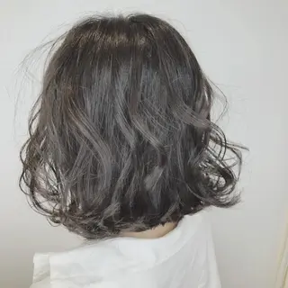 ショート カラー パーマ 上田 篤史のヘアスタイル