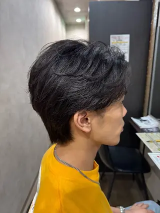 パーマ メンズ 毛流れ/シャドウ 🇰🇷AYATOのヘアスタイル