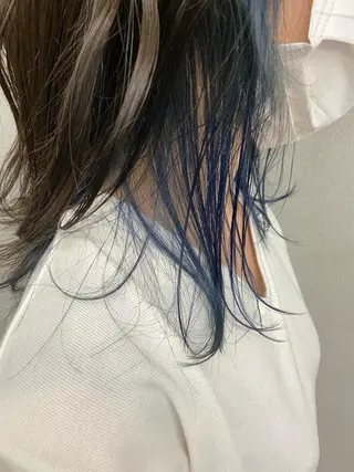 ミディアム カラー メンズ/ダブルカラー /パーマ/来栖慧💈のヘアスタイル