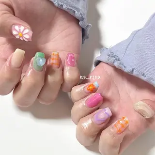 ネイル Nail salon - riru -所属・ネイリスト Nokaのネイルデザイン