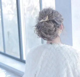 カラー ヘアアレンジ ボブ/レイヤー/ nanamiのヘアスタイル