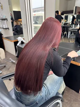 ロング 中谷 あずみのヘアスタイル