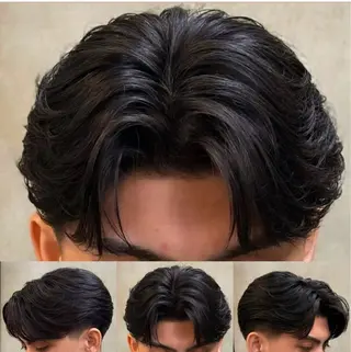 ミディアム まー ぼーのヘアスタイル