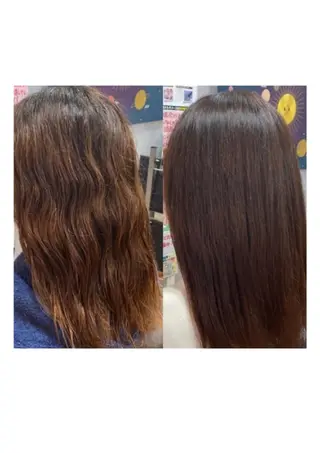 ロング あや🍀
大人艶カラ ー・縮毛矯正のヘアスタイル