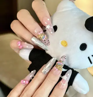 ネイル By moonネイル 🌷ワンホン/韓国風のネイルデザイン