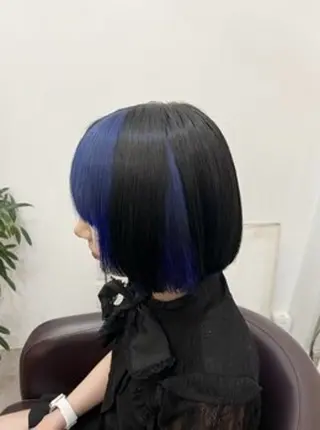 ショート レナ/原宿/レイヤー ダブルカラーのヘアスタイル