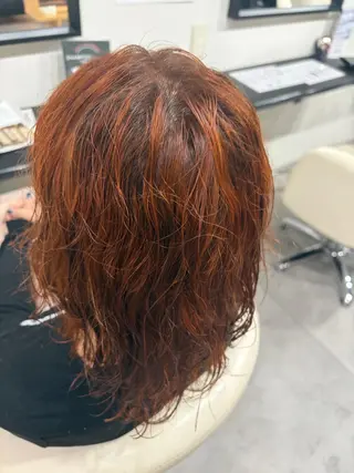 カラー ストレート/カラー 特化雪本☃️のヘアスタイル
