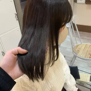 セミロング カラー ヘアアレンジ 🫧ヒシダアキ taboo.i🫧のヘアスタイル