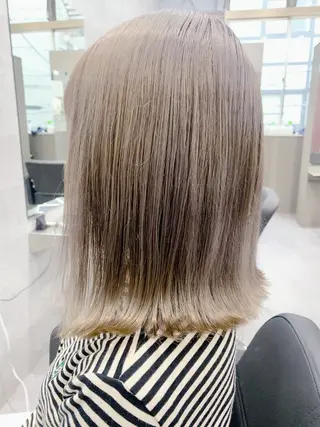 カラー 酸性ストレート 髪質改善のヘアスタイル
