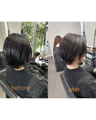 ショート カラー ふるた/四日市/ 大人女性/ショートのヘアスタイル