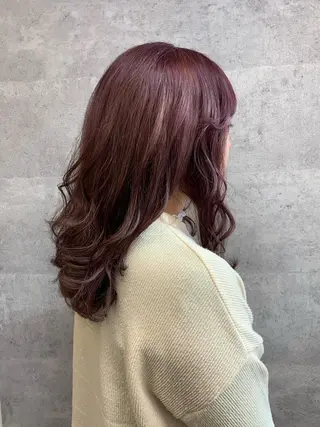 セミロング カラー 今野 美栄のヘアスタイル