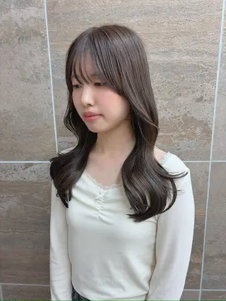 セミロング カラー パーマ 《柔らかhair𓍯 》木村美姫のヘアスタイル