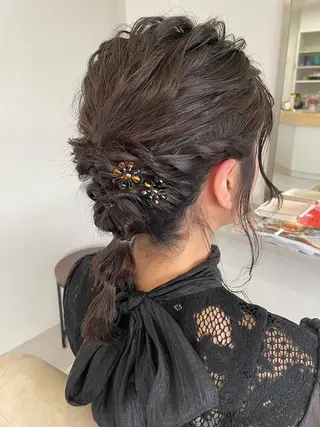 セミロング 平松 ともみのヘアスタイル