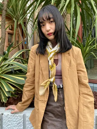 セミロング MIYU💋💖 〈XENA渋谷本店〉のヘアスタイル